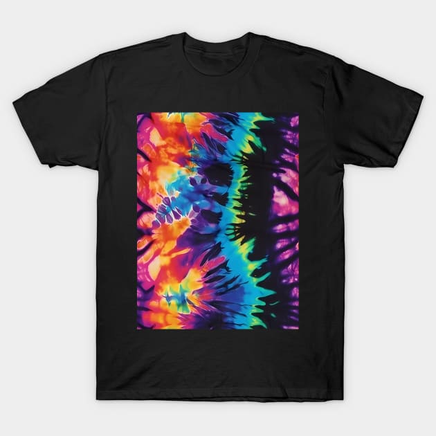 Tye Dye Pattern T-Shirt by Manafold